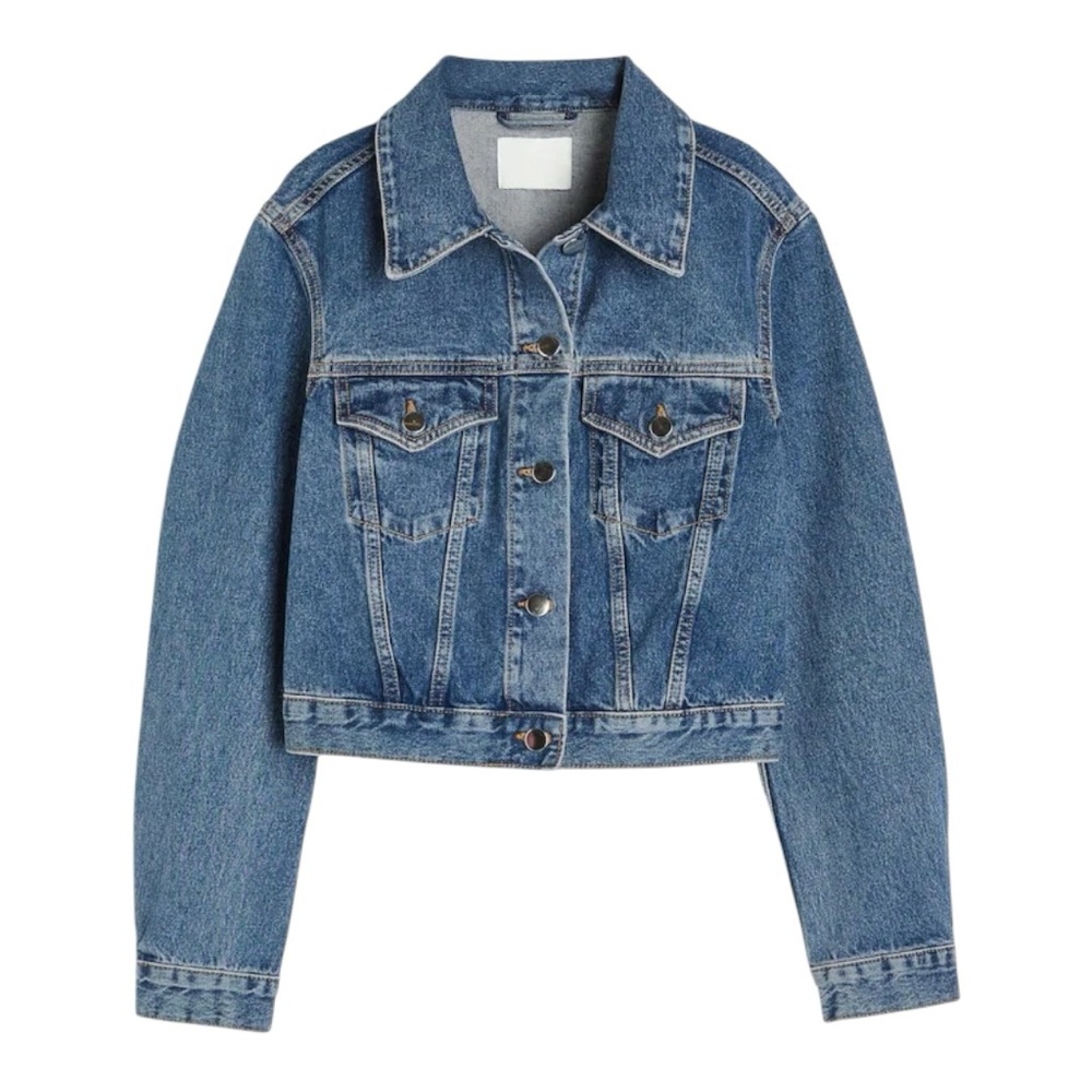 H&M Divided Boyfriend Denim Jean Jacket- Size 10